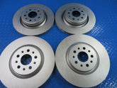Maserati Levante front rear brake rotors smooth set 4pcs TopEuro #6906